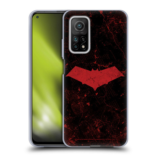 Batman DC Comics Red Hood Logo Grunge Soft Gel Case for Xiaomi Mi 10T 5G