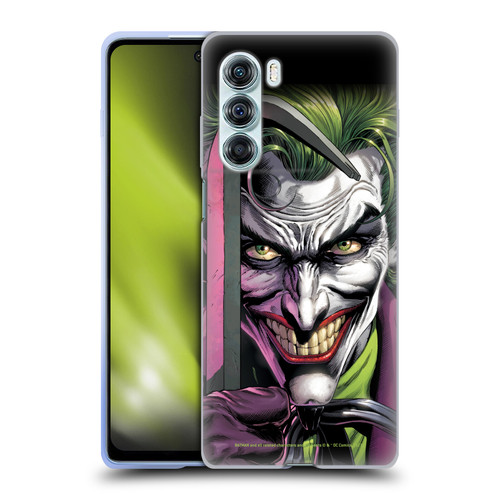 Batman DC Comics Three Jokers The Clown Soft Gel Case for Motorola Edge S30 / Moto G200 5G