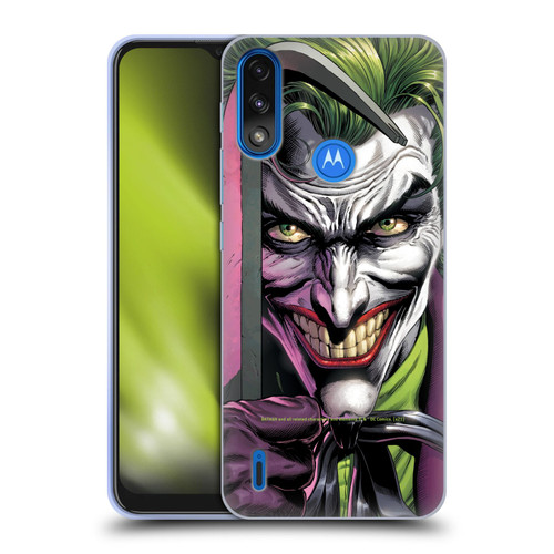 Batman DC Comics Three Jokers The Clown Soft Gel Case for Motorola Moto E7 Power / Moto E7i Power