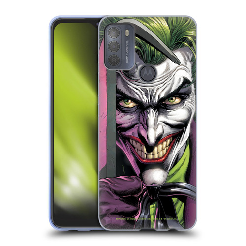 Batman DC Comics Three Jokers The Clown Soft Gel Case for Motorola Moto G50