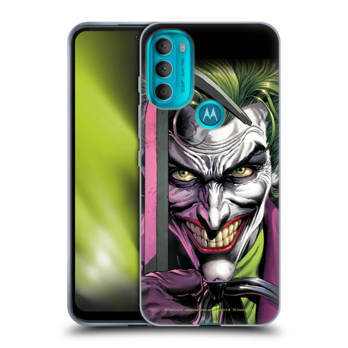 Batman DC Comics Three Jokers The Clown Soft Gel Case for Motorola Moto G71 5G