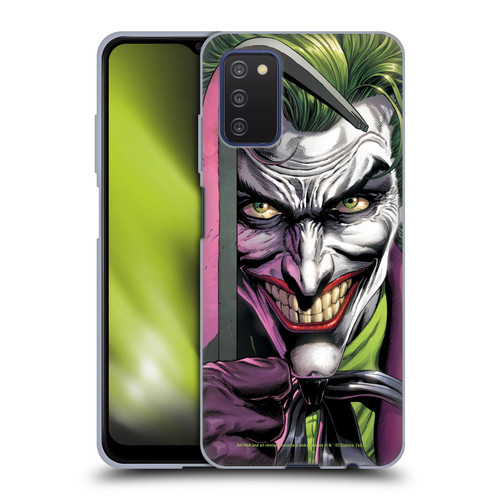 Batman DC Comics Three Jokers The Clown Soft Gel Case for Samsung Galaxy A03s (2021)