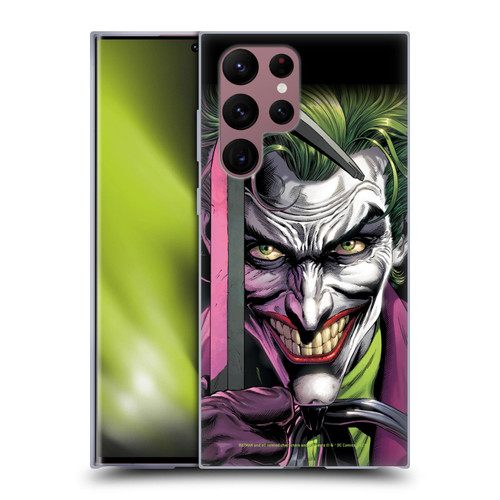 Batman DC Comics Three Jokers The Clown Soft Gel Case for Samsung Galaxy S22 Ultra 5G