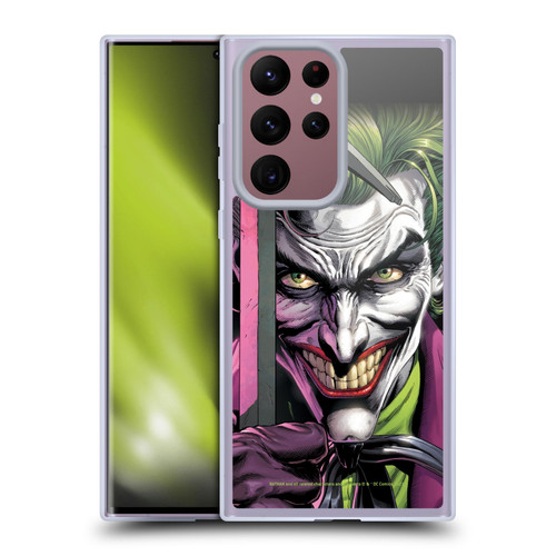 Batman DC Comics Three Jokers The Clown Soft Gel Case for Samsung Galaxy S22 Ultra 5G