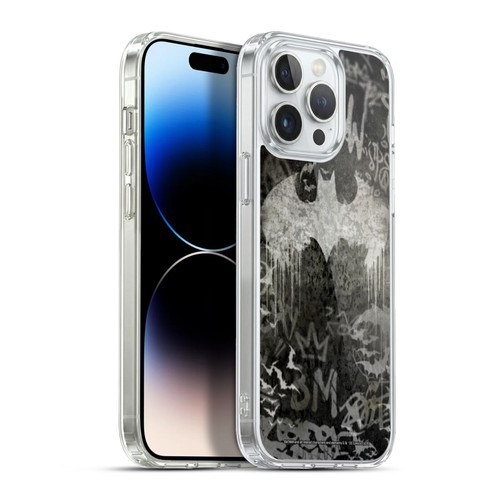 Batman DC Comics Vintage Fashion Graffiti Logo Soft Gel Case for Apple iPhone 13 Pro Max