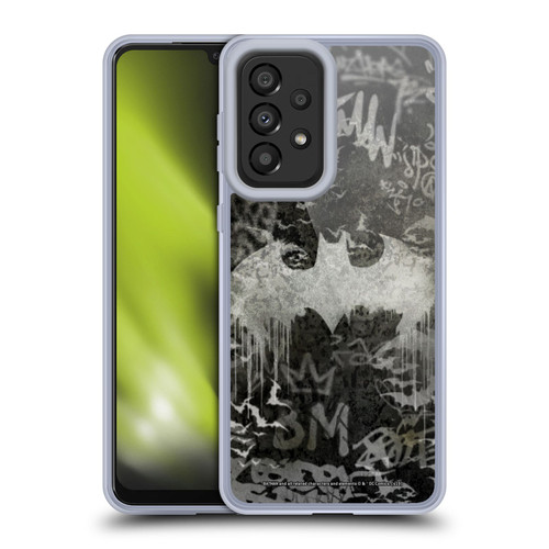 Batman DC Comics Vintage Fashion Graffiti Logo Soft Gel Case for Samsung Galaxy A33 5G (2022)