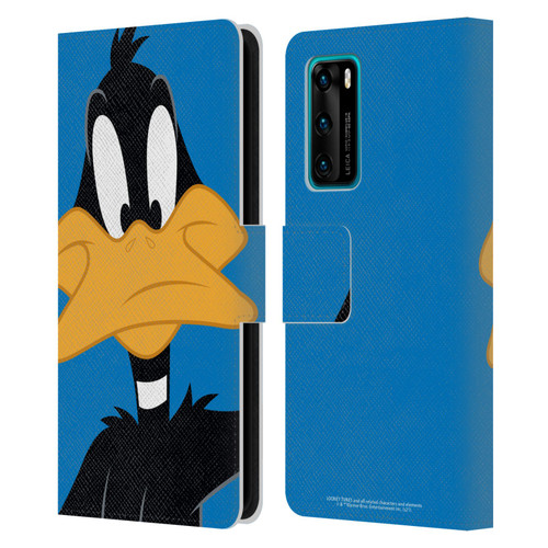 Looney Tunes Characters Daffy Duck Leather Book Wallet Case Cover For Huawei P40 5G