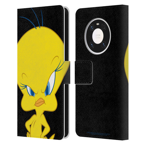Looney Tunes Characters Tweety Leather Book Wallet Case Cover For Huawei Mate 40 Pro 5G