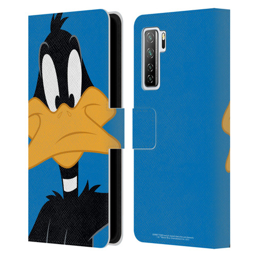 Looney Tunes Characters Daffy Duck Leather Book Wallet Case Cover For Huawei Nova 7 SE/P40 Lite 5G