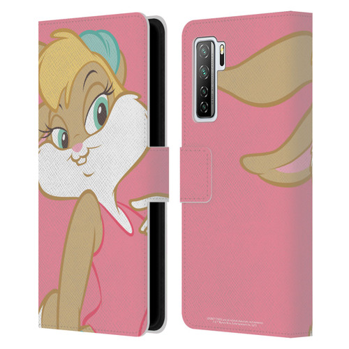 Looney Tunes Characters Lola Bunny Leather Book Wallet Case Cover For Huawei Nova 7 SE/P40 Lite 5G