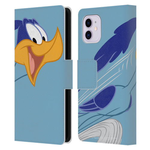 Looney Tunes Characters Road Runner Leather Book Wallet Case Cover For Apple iPhone 11