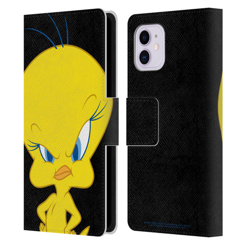 Looney Tunes Characters Tweety Leather Book Wallet Case Cover For Apple iPhone 11