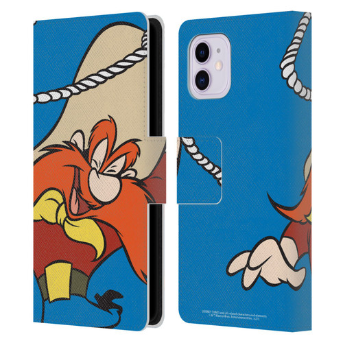 Looney Tunes Characters Yosemite Sam Leather Book Wallet Case Cover For Apple iPhone 11