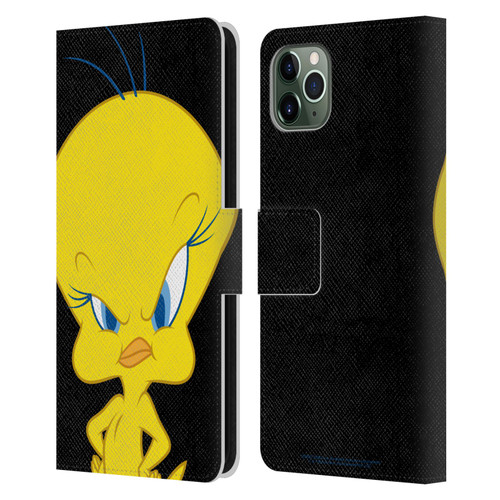 Looney Tunes Characters Tweety Leather Book Wallet Case Cover For Apple iPhone 11 Pro Max