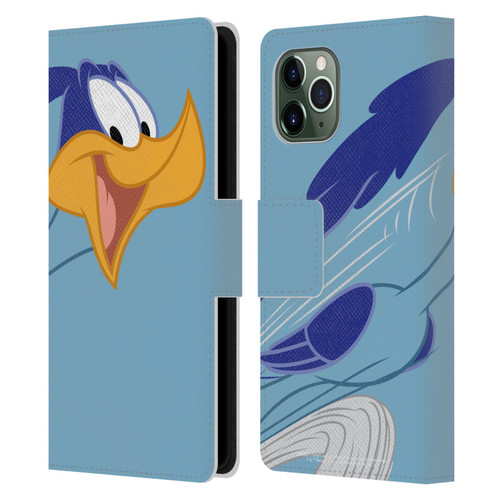 Looney Tunes Characters Road Runner Leather Book Wallet Case Cover For Apple iPhone 11 Pro