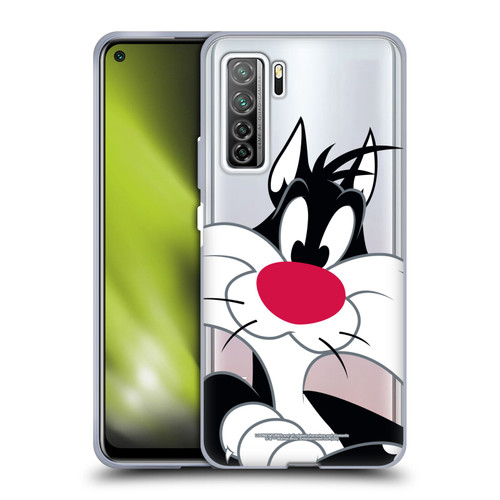 Looney Tunes Characters Sylvester The Cat Soft Gel Case for Huawei Nova 7 SE/P40 Lite 5G
