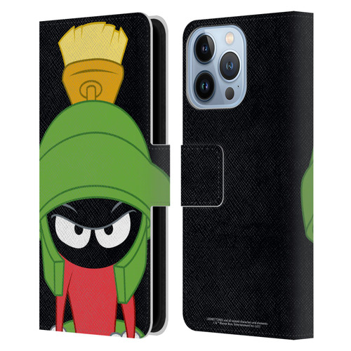 Looney Tunes Characters Marvin The Martian Leather Book Wallet Case Cover For Apple iPhone 13 Pro
