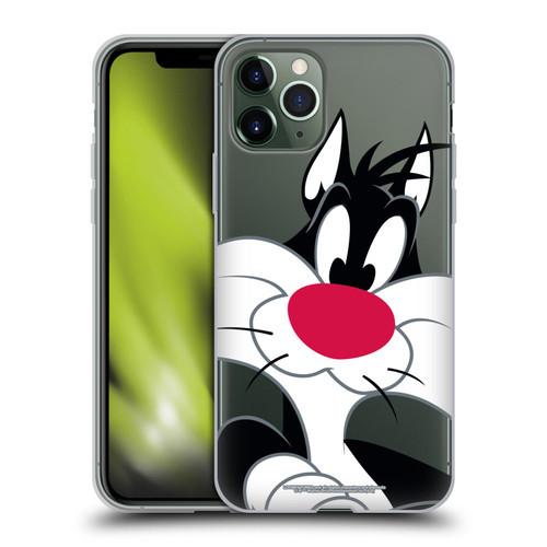 Looney Tunes Characters Sylvester The Cat Soft Gel Case for Apple iPhone 11 Pro