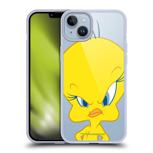 Looney Tunes Characters Tweety Soft Gel Case for Apple iPhone 14 Plus