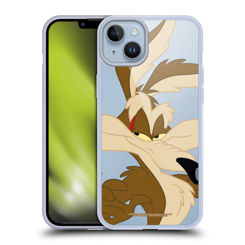 Looney Tunes Characters Wile E. Coyote Soft Gel Case for Apple iPhone 14 Plus & MagSafe