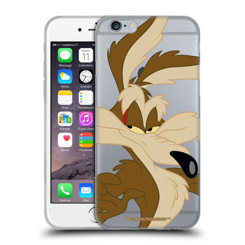 Looney Tunes Characters Wile E. Coyote Soft Gel Case for Apple iPhone 6 / iPhone 6s