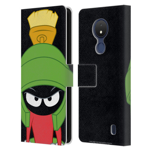 Looney Tunes Characters Marvin The Martian Leather Book Wallet Case Cover For Nokia C21