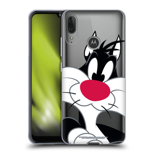 Looney Tunes Characters Sylvester The Cat Soft Gel Case for Motorola Moto E6 Plus