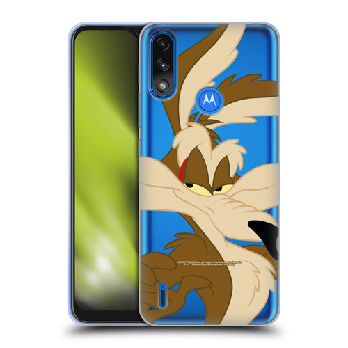 Looney Tunes Characters Wile E. Coyote Soft Gel Case for Motorola Moto E7 Power / Moto E7i Power