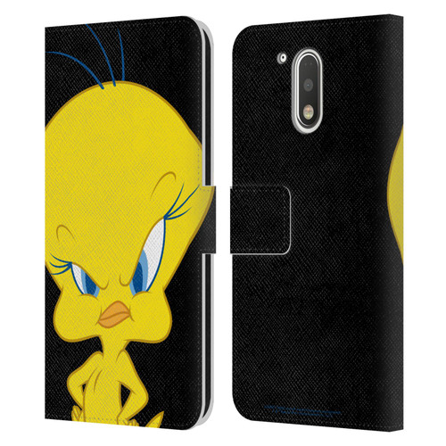Looney Tunes Characters Tweety Leather Book Wallet Case Cover For Motorola Moto G41