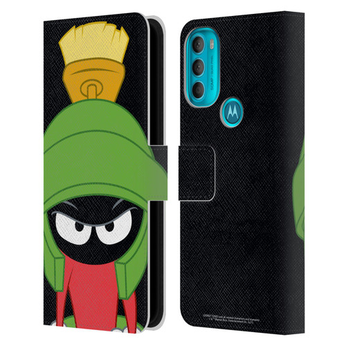 Looney Tunes Characters Marvin The Martian Leather Book Wallet Case Cover For Motorola Moto G71 5G