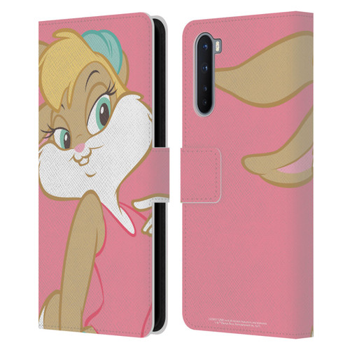 Looney Tunes Characters Lola Bunny Leather Book Wallet Case Cover For OnePlus Nord 5G