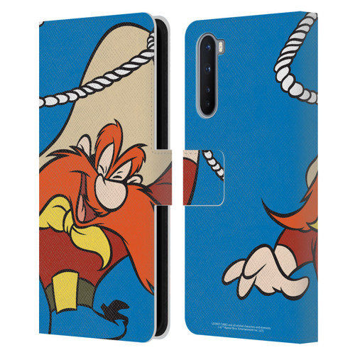 Looney Tunes Characters Yosemite Sam Leather Book Wallet Case Cover For OnePlus Nord 5G