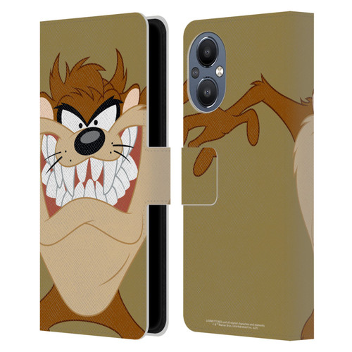 Looney Tunes Characters Tasmanian Devil Leather Book Wallet Case Cover For OnePlus Nord N20 5G