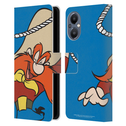 Looney Tunes Characters Yosemite Sam Leather Book Wallet Case Cover For OnePlus Nord N20 5G