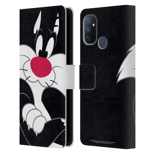 Looney Tunes Characters Sylvester The Cat Leather Book Wallet Case Cover For OnePlus Nord N100