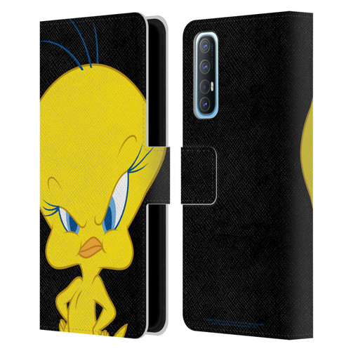 Looney Tunes Characters Tweety Leather Book Wallet Case Cover For OPPO Find X2 Neo 5G