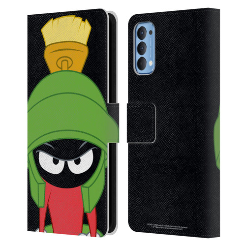 Looney Tunes Characters Marvin The Martian Leather Book Wallet Case Cover For OPPO Reno 4 5G