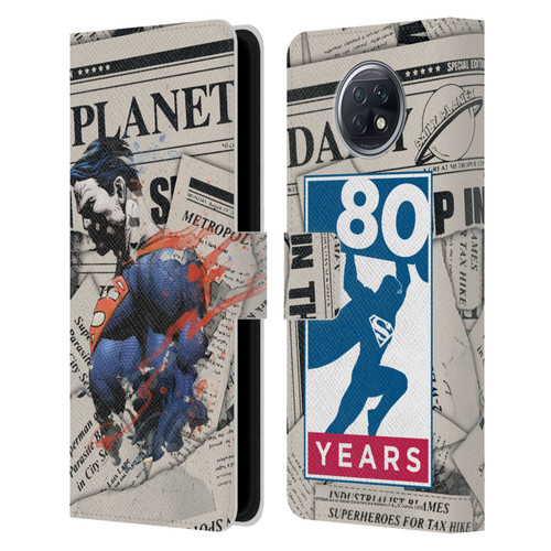 Superman DC Comics 80th Anniversary Newspaper Leather Book Wallet Case Cover For Xiaomi Redmi Note 9T 5G