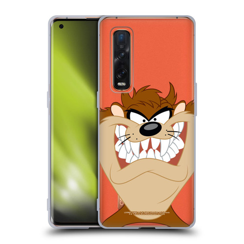 Looney Tunes Characters Tasmanian Devil Soft Gel Case for OPPO Find X2 Pro 5G