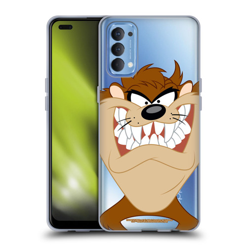 Looney Tunes Characters Tasmanian Devil Soft Gel Case for OPPO Reno 4 5G