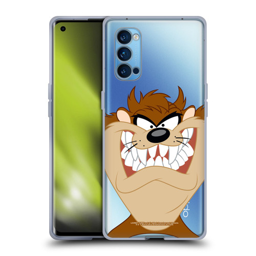 Looney Tunes Characters Tasmanian Devil Soft Gel Case for OPPO Reno 4 Pro 5G
