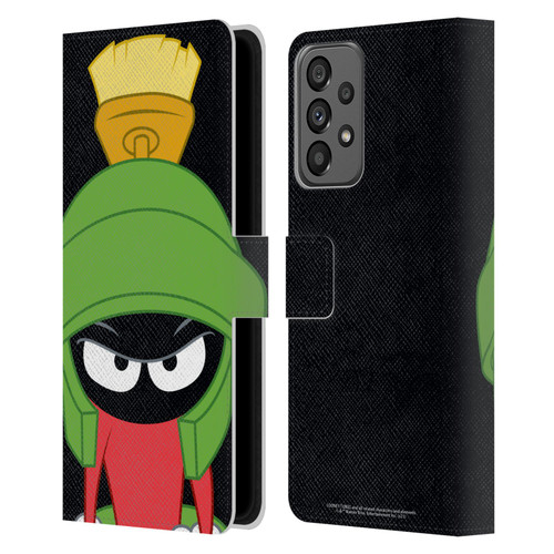 Looney Tunes Characters Marvin The Martian Leather Book Wallet Case Cover For Samsung Galaxy A73 5G (2022)