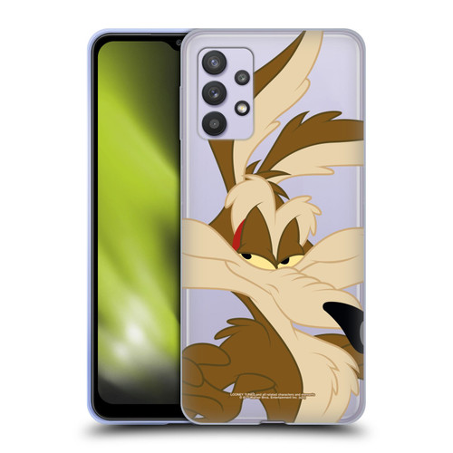 Looney Tunes Characters Wile E. Coyote Soft Gel Case for Samsung Galaxy A32 5G / M32 5G (2021)