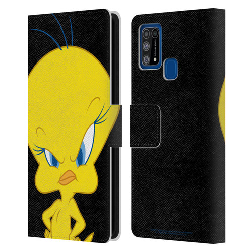 Looney Tunes Characters Tweety Leather Book Wallet Case Cover For Samsung Galaxy M31 (2020)