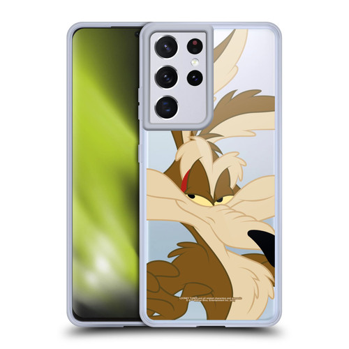 Looney Tunes Characters Wile E. Coyote Soft Gel Case for Samsung Galaxy S21 Ultra 5G