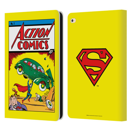Superman DC Comics Famous Comic Book Covers Action Comics 1 Leather Book Wallet Case Cover For Apple iPad Air 2 (2014)