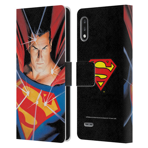 Superman DC Comics Famous Comic Book Covers Alex Ross Mythology Leather Book Wallet Case Cover For LG K22
