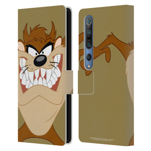 Looney Tunes Characters Tasmanian Devil Leather Book Wallet Case Cover For Xiaomi Mi 10 5G / Mi 10 Pro 5G