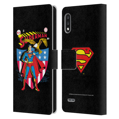 Superman DC Comics Famous Comic Book Covers Number 14 Leather Book Wallet Case Cover For LG K22