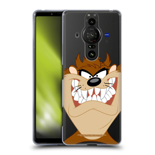Looney Tunes Characters Tasmanian Devil Soft Gel Case for Sony Xperia Pro-I